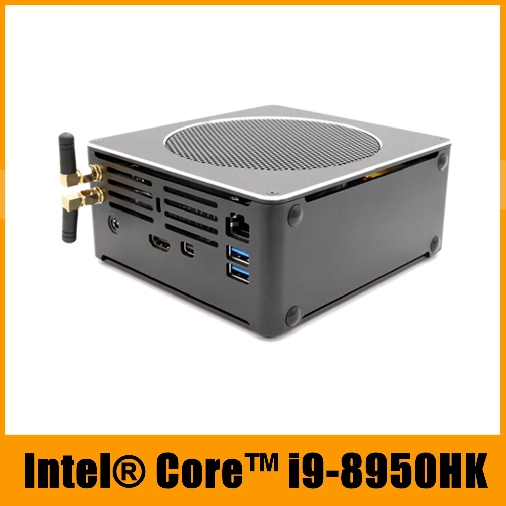 

EGLOBAL Gaming Computer Intel i9 8950HK Xeon E-2176M i7 8750H 6 Core 12 Threads 12M Cache Nvme M.2 Nuc Mini PC Win10 Pro AC WiFi