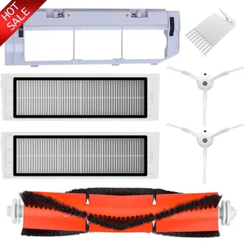 

7 Pcs/lot Side Brush Roll Brush HEPA filter suitable for Xiaomi Vacuum Roborock Robot S50 S51 Vacuum Cleaner Spare Parts Kits