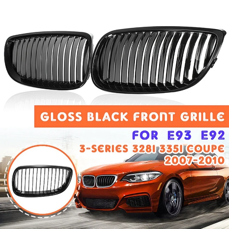 Глянцевая черная решетка вытяжки для BMW E92 E93 328I 328Xi 335I 3 Series M3 2007 2010| |