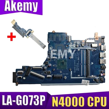 

AKemy For HP 15-DA Laptop Motherboard With N4000 CPU L20372-601 L20372-001 EPK50 LA-G073P DDR4 100% Tested