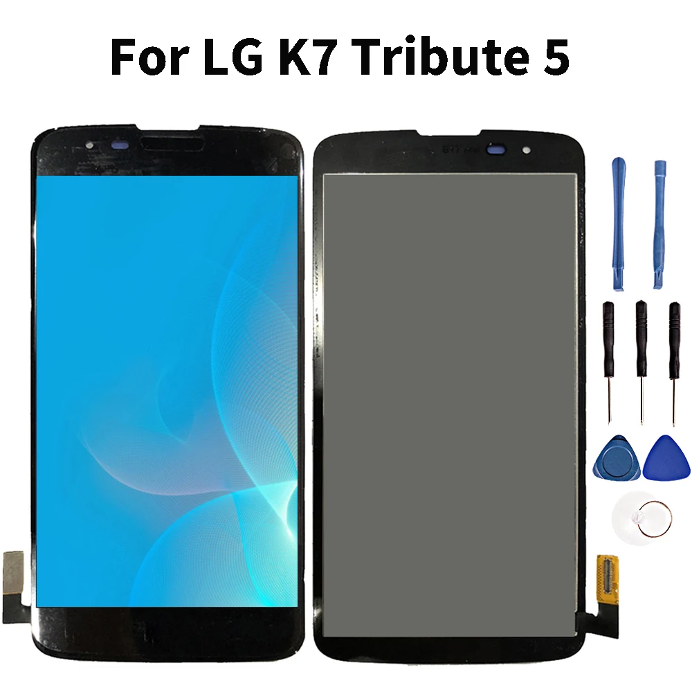 Качественный ЖК дисплей для LG K7 Tribute 5 сенсорный экран MS330 K330 AS330 K332 дигитайзер