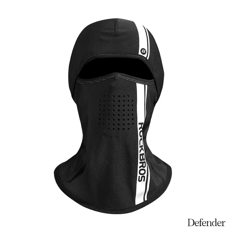 ROCKBROS Winter Cycling Cap Fleece Thermal Keep Warm Windproof Cycling Face Mask Balaclava Skiing Fishing Skating Hat Headwear - Цвет: Defender