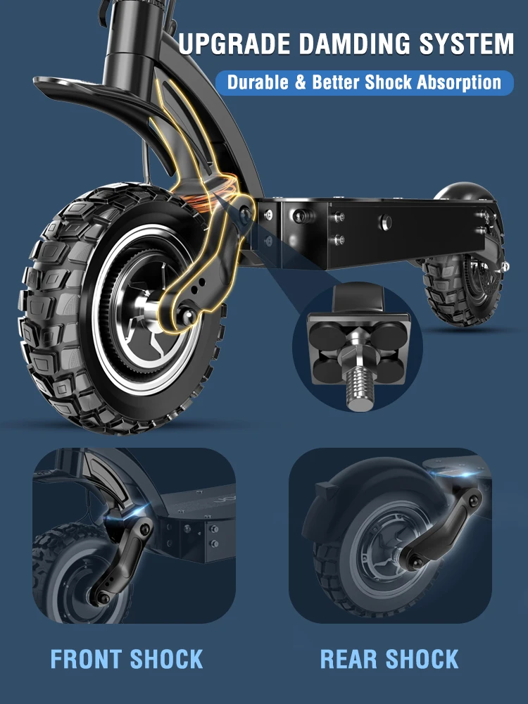 Janobike 2400 Вт X20 электрический скутер NUTT гидравлический тормоз складной 78 км/ч