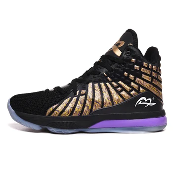 

High Quality Men Basketball Shoes Breathable Cushioning Mesh Sneakers Non-slip Wearable Sports Shoes Gym Training Athletic Shoes