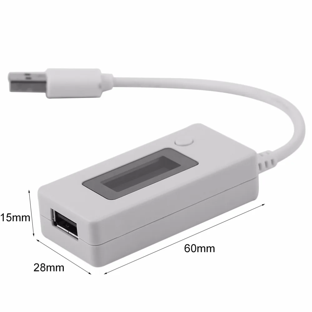 ЖК дисплей Micro USB зарядное устройство емкость аккумулятора Тестер Напряжения