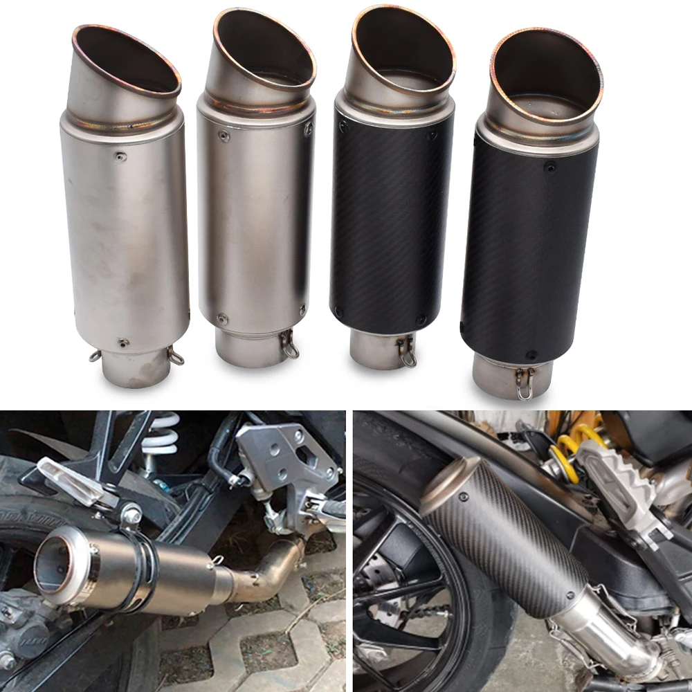 

51mm 61mm Motorcycle pipe exhaust with DB killer Exhaust Pipe Muffler For Suzuki GSXR400 GSXS1000 VS800 VZ800 vz 800 DL1000