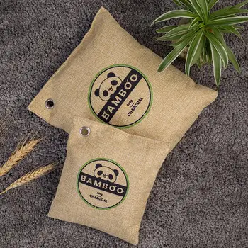 

Air Purifying Bags Nature Fresh Charcoal Bamboo Air Purifying Bag Mold Odor Purifier Bamboo Charcoal Bag 200g/500g