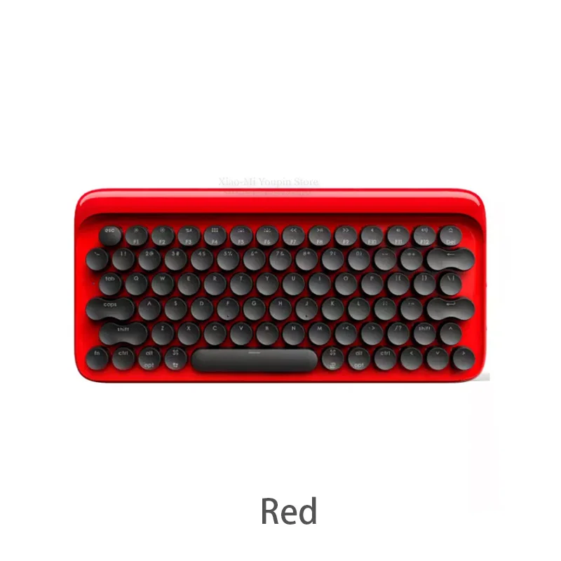 Red keyboard Xiaomi Mijia LOFREE Bluetooth Беспроводная механическая клавиатура 79 клавишная клавиатура мышь 2,4G/Bluetooth двухрежимный Многофункциональный - Цвет: Red keyboard