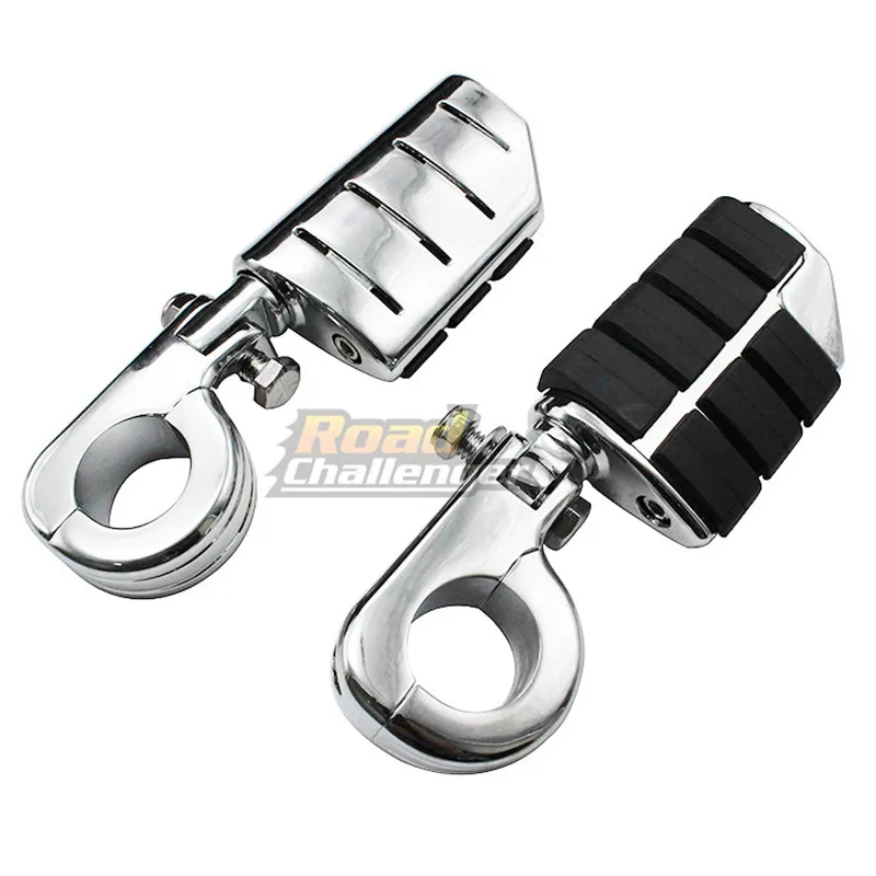 Мотоцикл 1,2" 32 мм шоссе бар подножки подножка с креплением для Harley Sportster Softail Suzuki Yamaha Honda GL1500 хром