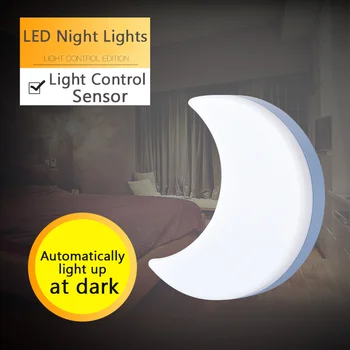 

Moon Meniscus Night Light Light Sensor Control LED Induction Children Sleeping Bedroom Bedside Smart Home Lamp Auto Night Lamp