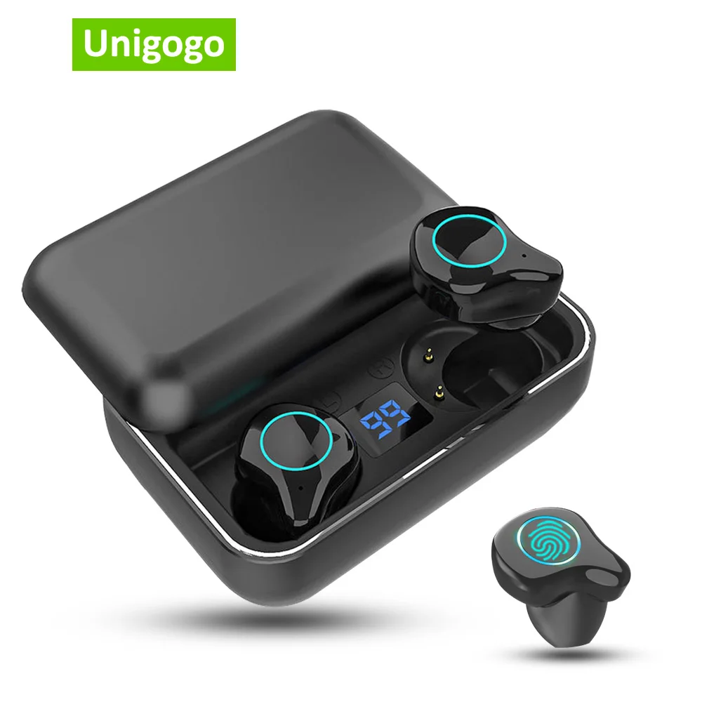 

R6 TWS Touch Control Bluetooth Earphone Wireless Bluetooth Headphones Headset with Mic LED Display for Xiaomi Samsung iphone