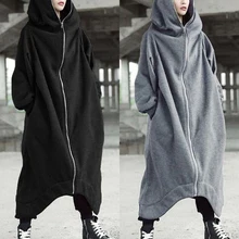 Women Hooded Coat Jackets Plus Size Jackets Female Long Sleeve Zip Street Jackets Ladies Winter Outerwear Thin Windbreakers