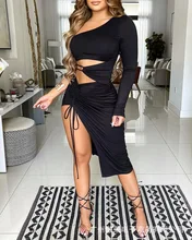 Robe de soirée fendue sexy pour femmes, nouvelle collection printemps 2022 