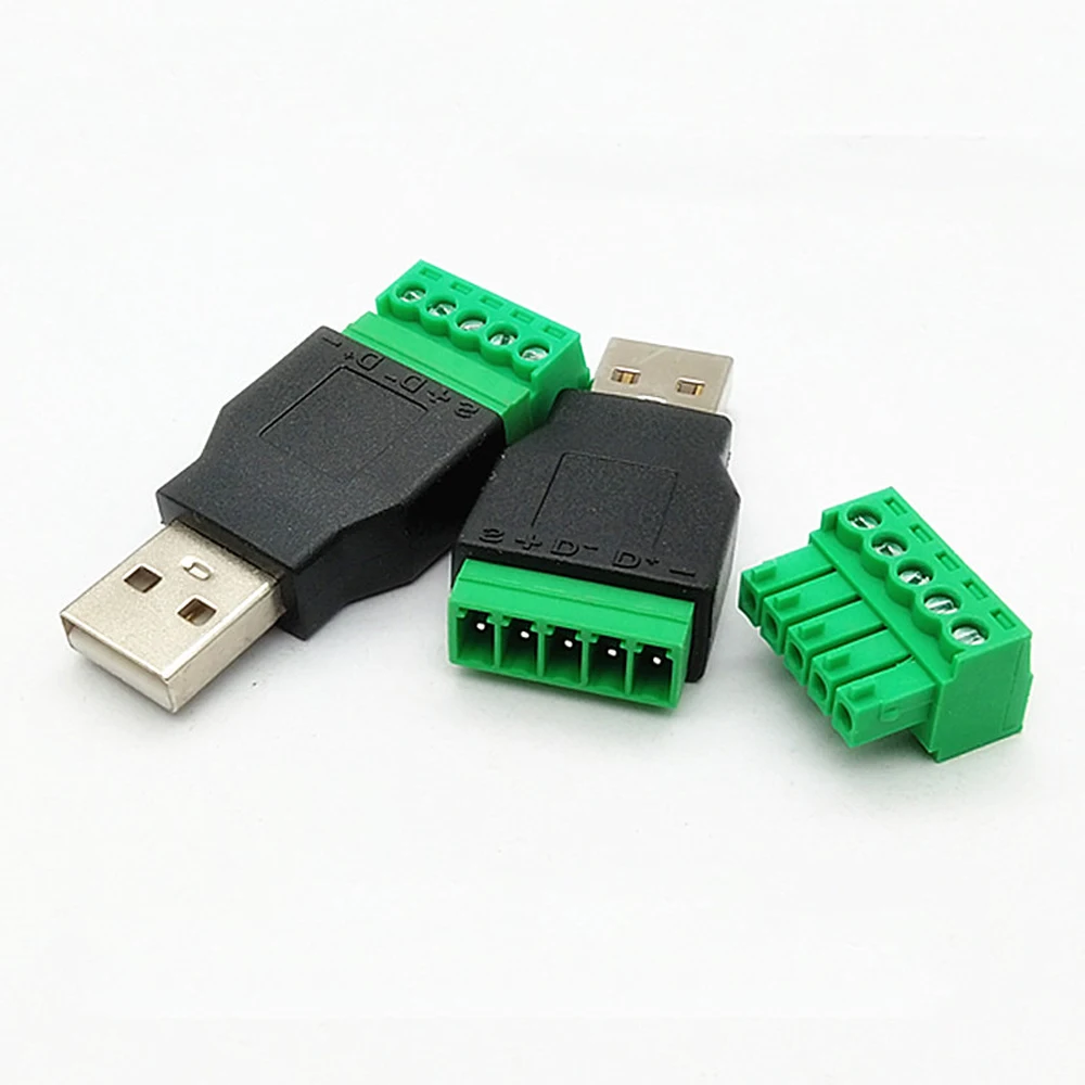 2 USB разъема папа и Мама зеленый|Соединители для садового водопровода| |