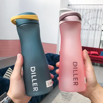 

Summer Outdoor Sport Travel Water Bottle Design Gym Plastic Clear Cute Water Bottle Drinking Botella Agua Waterbottle BW50SH
