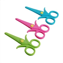 Новейший экологически чистый материал ABS литья под давлением мультфильм формы ножницы без травм для руки