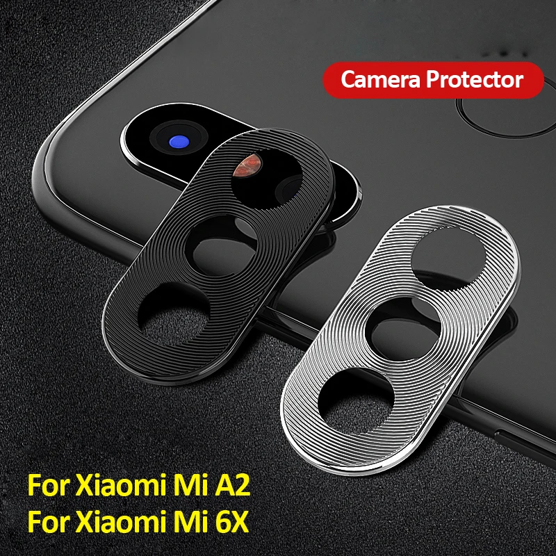 Металлическая алюминиевая Защита объектива камеры для Xiaomi Mi A2 кольцевая крышка A3