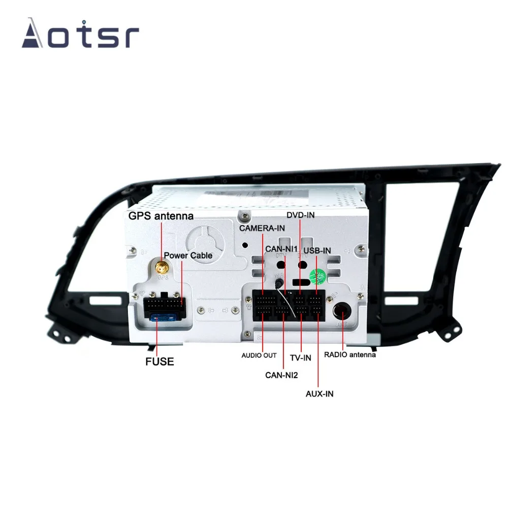 DSP Android 10 автомобильный gps-навигация, dvd-плеер для hyundai Elantra- авто стерео радио мультимедиа плеер головное устройство рекордер