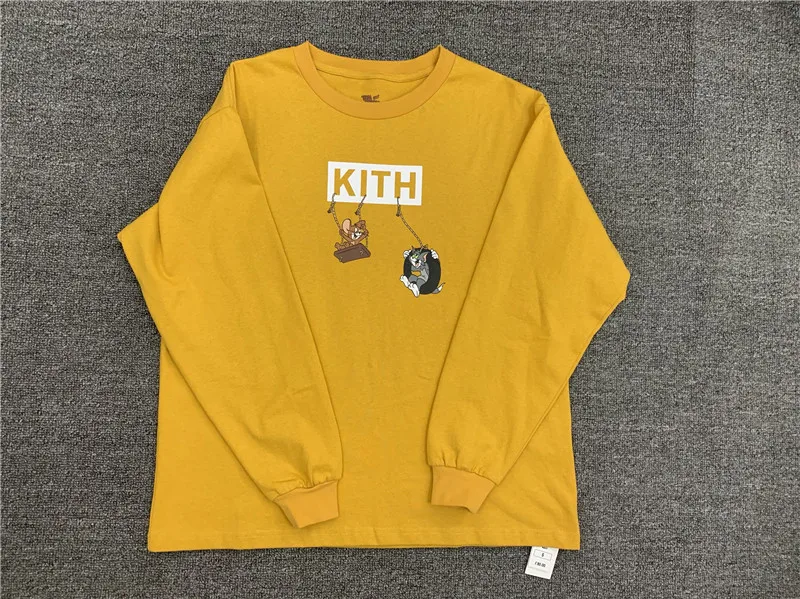 19FW KITH футболка для мужчин и женщин 1:1 высокое качество том KITH футболки