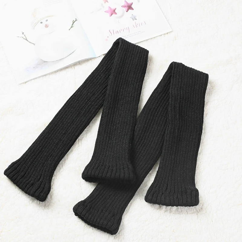 Модные гетры для женщин; Теплые Зимние Вязаные гольфы; теплые гольфы; гольфы