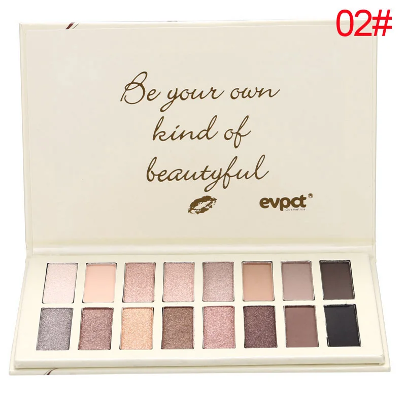 

16-Colors Eye Shadow Palette Glitter Makeup Matte Shiney Long-lasting Eyeshadow Eyes focallure eyeshadow nude pigment waterproof