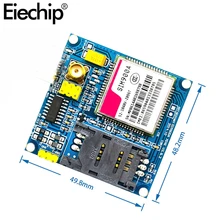 Sim900 v4.0 módulo de transmissão de dados sem fio com antena sim900a gprs/gsm placa de desenvolvimento escudo quad-band para arduino kit