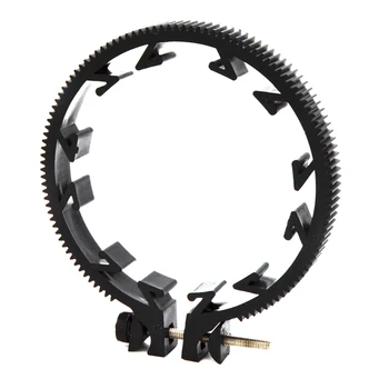 

Adjustable Gear Ring For Follow Focus Belt 75~85mm For DSLR Lens Mod 0.8 L41F