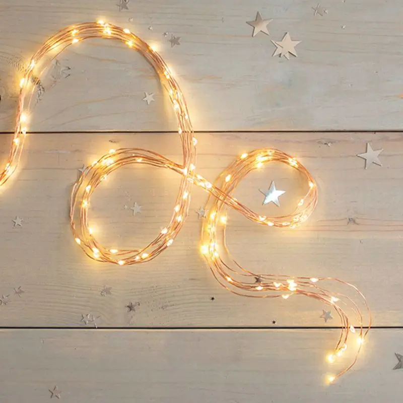 Vintage String Lights Decorative Waterfall LED Christmas Branches Lamp Home Wedding Decoration