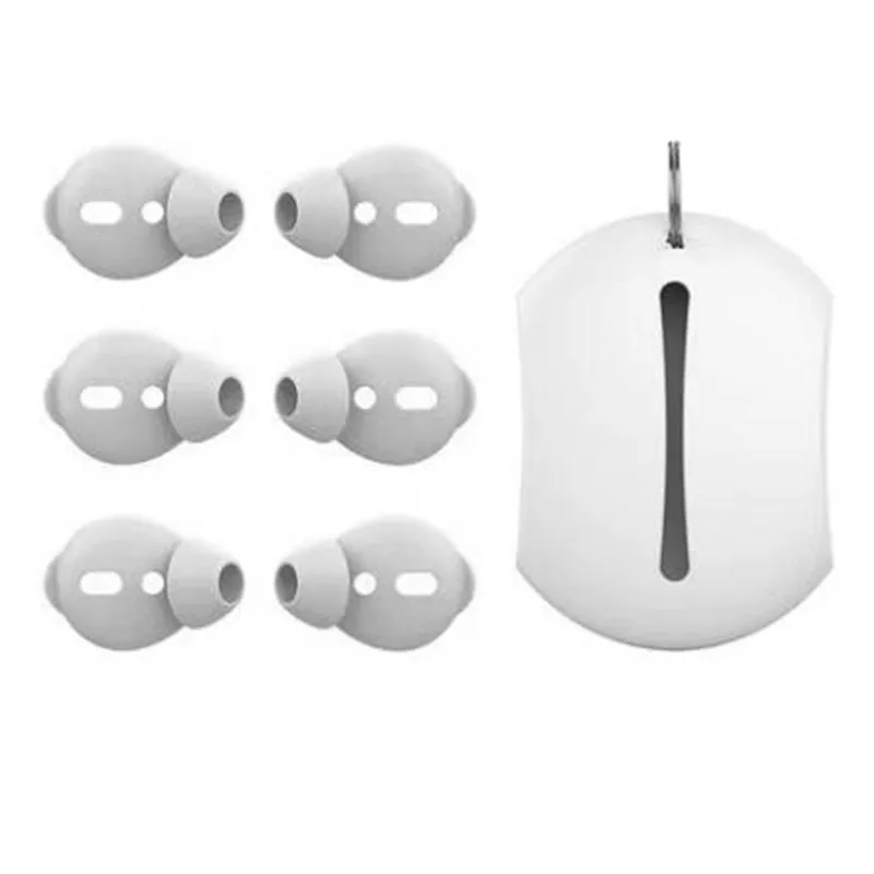 3 пары+ 1 крышка амбушюры чехол для наушников для iphone-Airpods силиконовые наушники-вкладыши анти-осыпание безболезненные наушники крышка для-Airpod