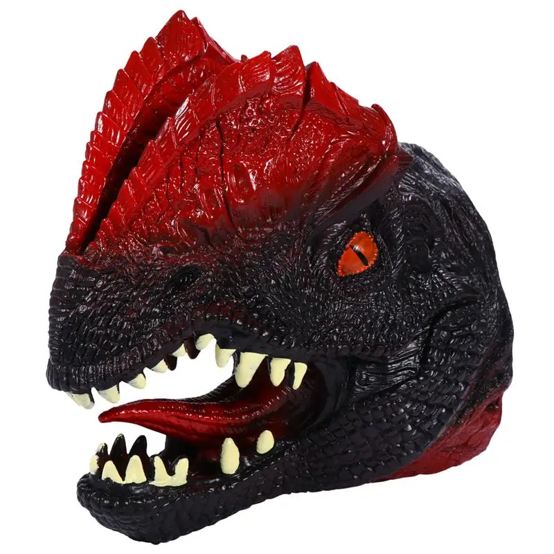 

1PC Safe soft hand puppet toy Durable Dinosaur hand puppet model tricky toyVivid Figure Glove Role Play Toy for Kindergarten