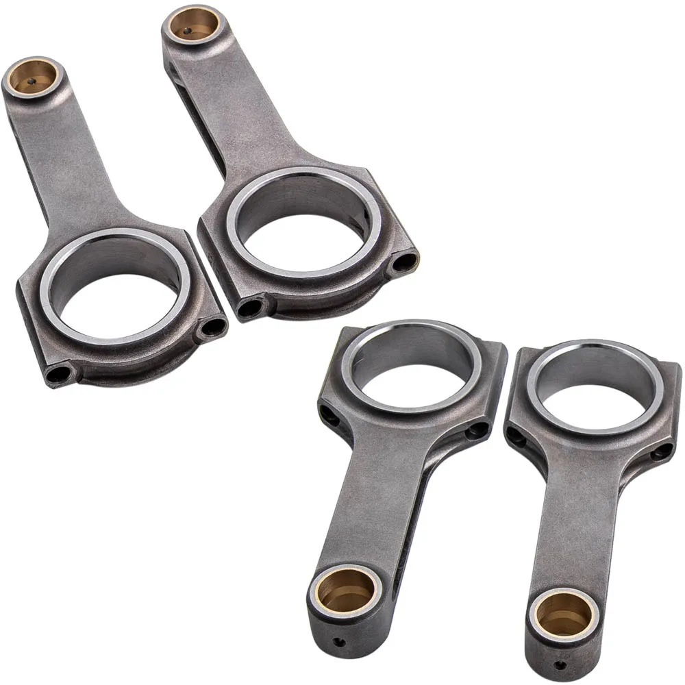 

4PCS H Beam EN24 Connecting Rod 159mm for VW Golf MARK3 A3 Jetta 2.0L ABA 8V ABF Conrod Con Rods Bielle Floating Cranks