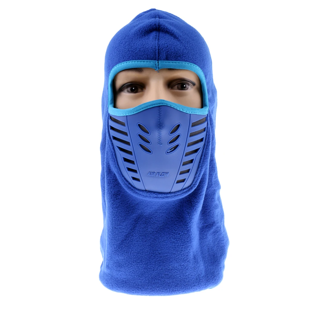 Winter Fleece Balaclava - Windproof Mask Adjustable Face Head Warmer for Skiing, Cycling, Motorcycle Outdoor Sports
