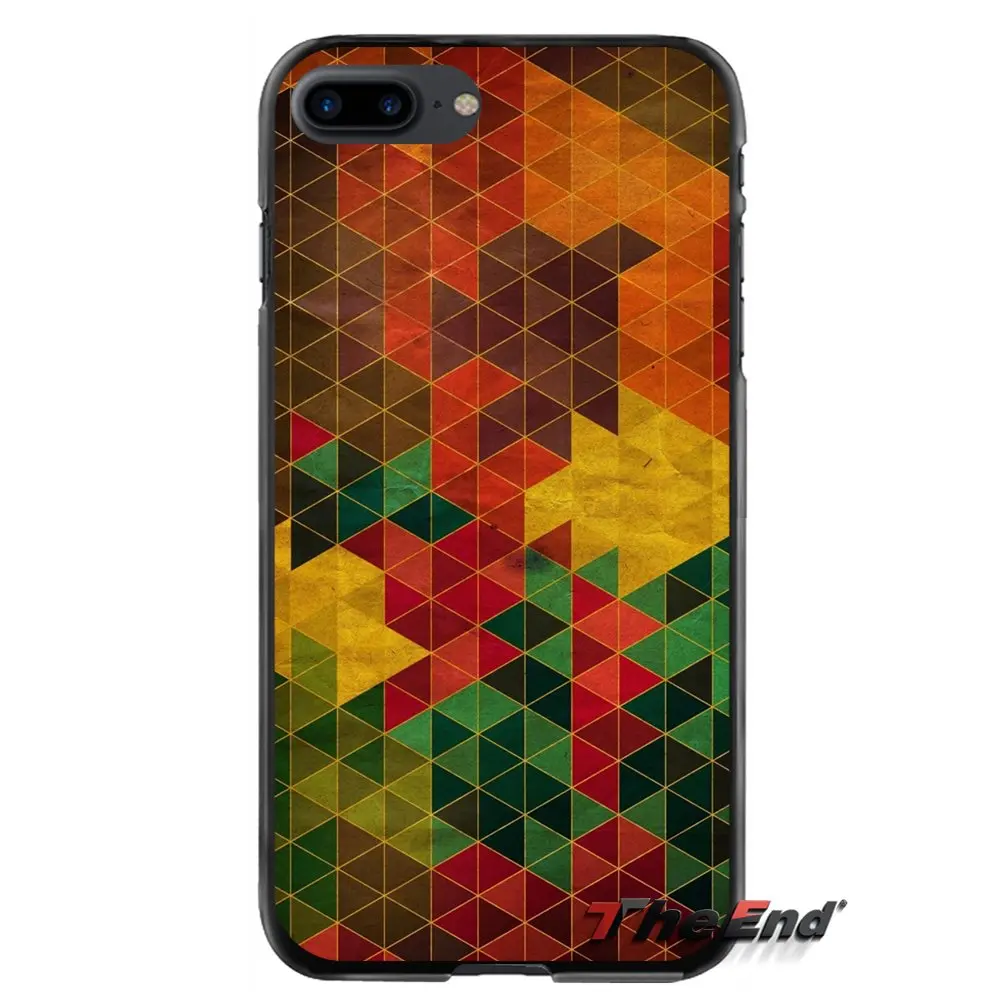 Аксессуары чехол для телефона мозаика для Apple iPhone 4 4s 5 5S 5C SE 6 6S 7 8 Plus X iPod Touch 4 5 6 - Цвет: images 11