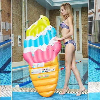 

Funny Inflatable Swimming Raft Beds Chair Summer Water Air Mattresses Pool Play Air Mattresses Inflatable Pool Float Lounger