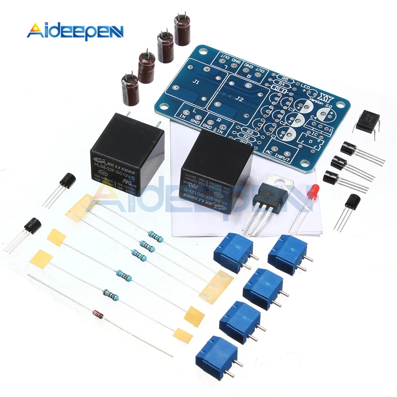

Audio Speaker Protection Board Component Amplifier DIY Boot Delay DC Protect DIY Kit for Arduino Stereo Amplifier Double Channel