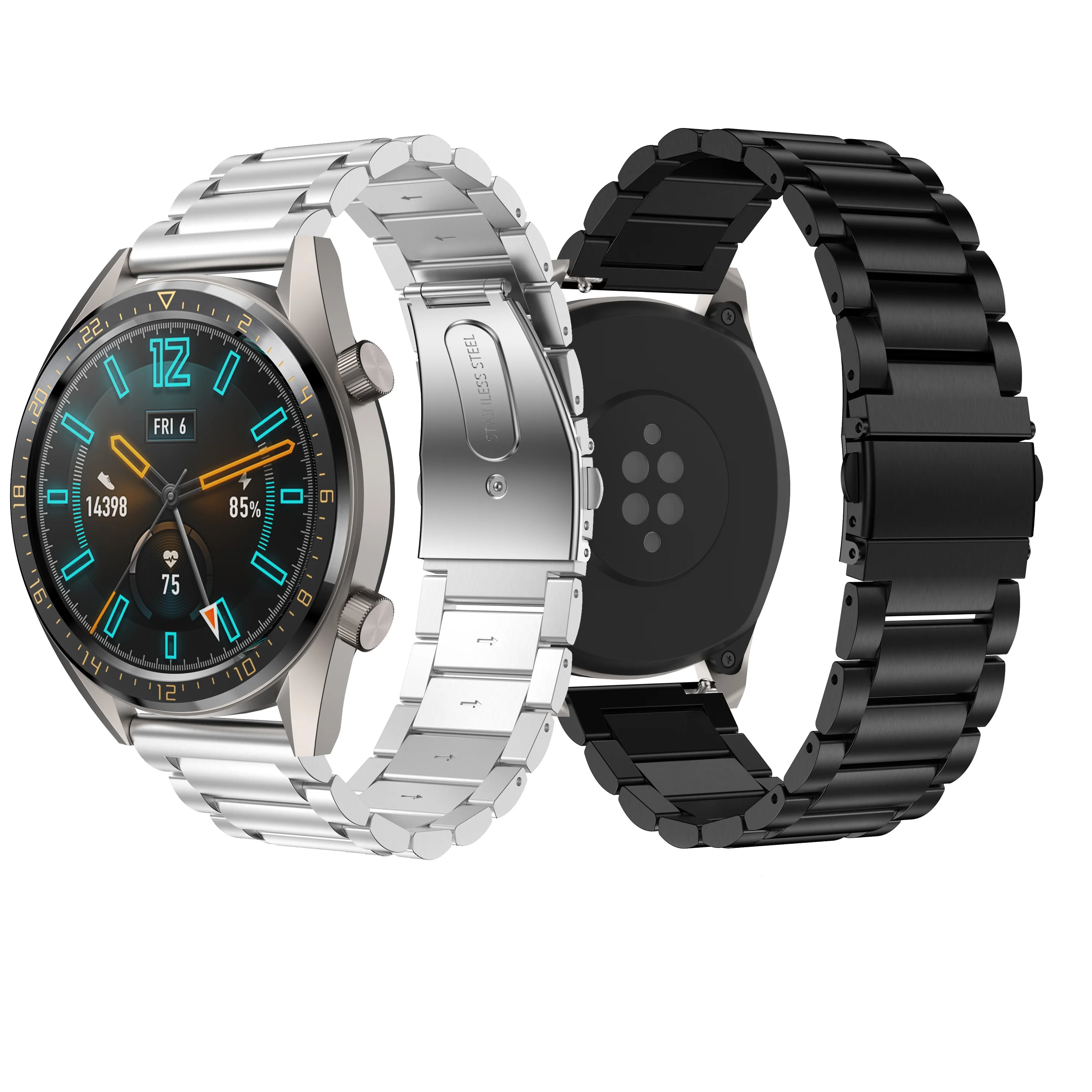 Металлический ремешок для наручных часов Huawei Watch GT2 46 мм 42 сменный Браслет из
