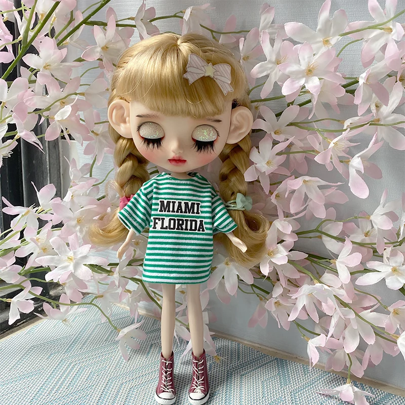куклы блайз Blyth Кукла одежда DS комплект бжд юбка с футболкой для тела классная NEO