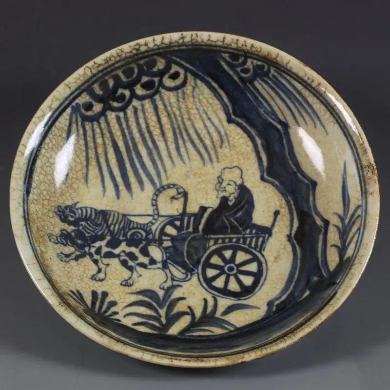 

Dezhen archaize porcelain daming xuande gugu down the disc collection display