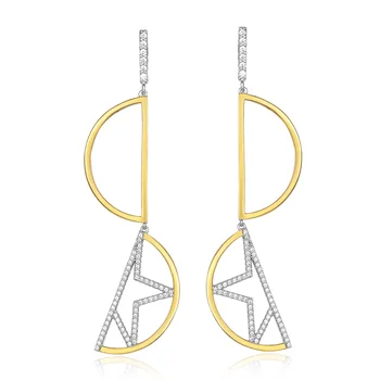 

Korea Explosion Jewelry Fashion Shiny Zircon Stars Earring 925 Sterling Silver Women's Ear Jewelry Women Gifts Hypoallergenic