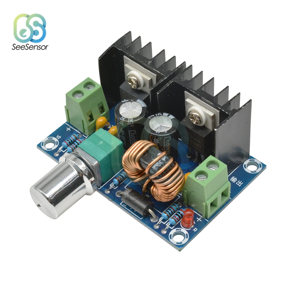 Макс 8A 200W DC модуль ldo понижающего преобразователя Питание XL4016 ШИМ регулируемый 4