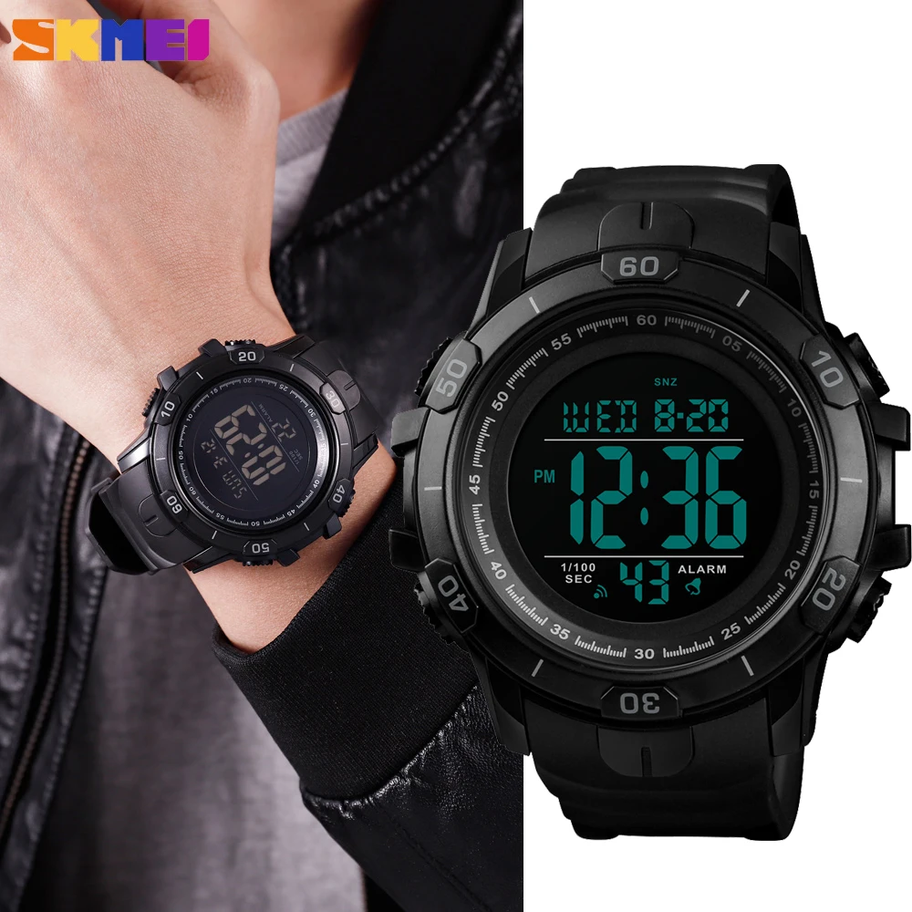 

SKMEI Luxury Sports Men's Watches Fashion Outdoor Waterproof Wristwatches Military Chrono Countdown Male Clock Relogio Masculino
