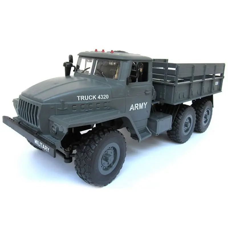 

RC Truck 1: 12 simulation full-size 6wheel drive Soviet Ural truck model off-road Remote Control Car VS WPL B-16 Q60
