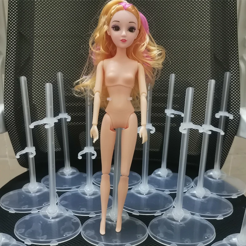 15Pcs Doll Holding Stands For 1/6 30cm Doll Waist Supports Display Racks Transparent Racks Accessories For 12 inches