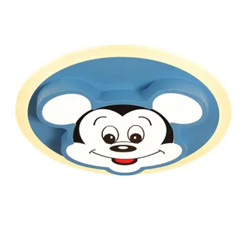 

Cute Disney Cartoon Animal Blue Mouse Kids Ceiling Lamp For Girls Nursery Child Baby Boys Children's Kids Room Ceiling Light Led
