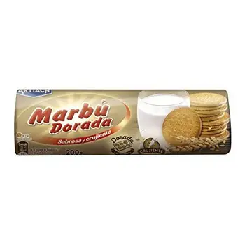 

Marbú Dorada Caja De Galletas - Paquete de 30 x 200 gr
