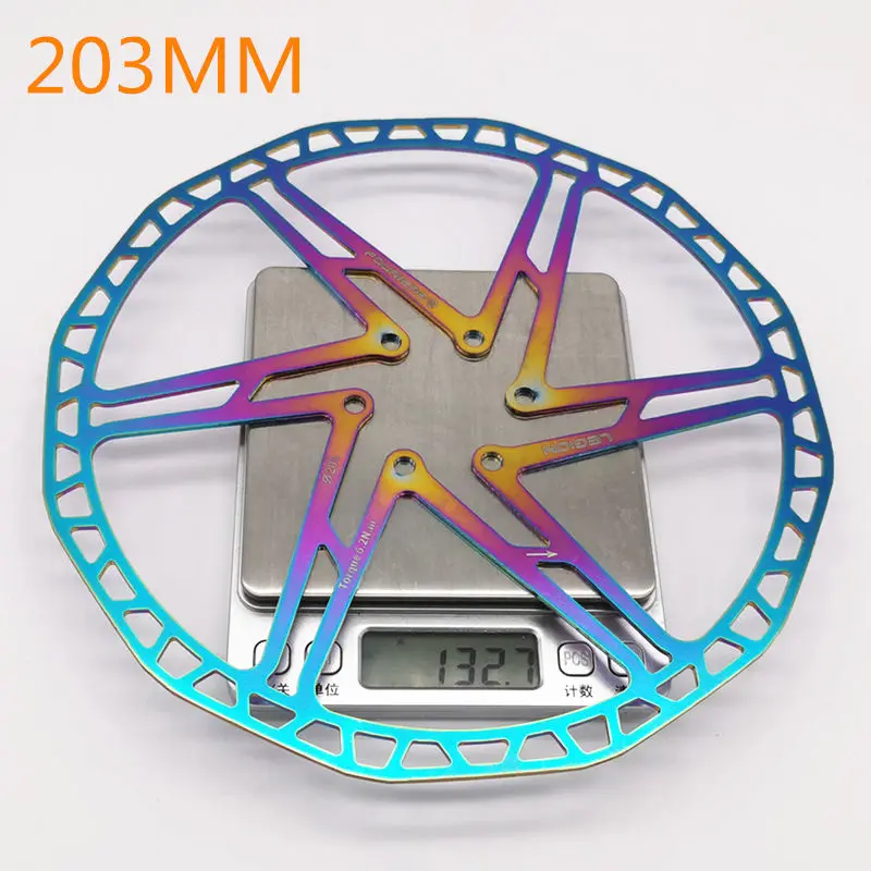 FOURIERS тормоз для дорожного велосипеда ротор из нержавеющей стали титановый цветной дисковый тормозной ротор совместим с системой Центральный замок