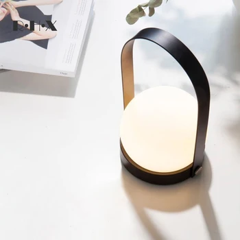 

Europe Post Modern Glass Desk Lamp Originality Model House Personality A Living Room Study Bedroom Bedside Black Desk Lamp