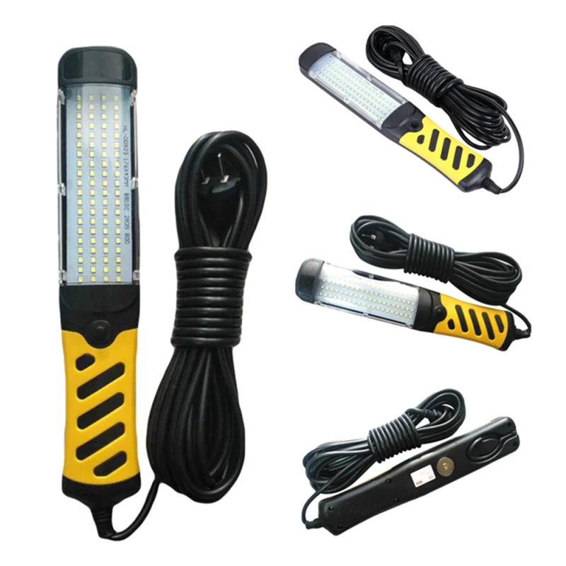 

Safety LED Work Light Car Inspection Repair Handheld Work Light 80 LED Work Lamp Flashlight Magnetic Portable Emergency Beads.