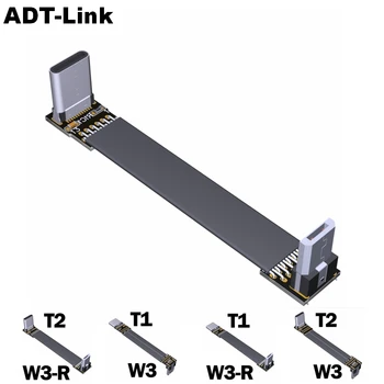 

USB Type-C Male to Micro USB 2.0 Up/Down Angle USB-Micro Data Sync & Charge Cable type c Cord Connector adapter FPC FPV Flat