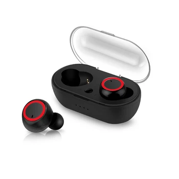 

BTH-i30 Bluetooth Earphone Invisible Earbuds Wireless Headphones Touch Control Sports Stereo Headset w/ Mic 400mAh Charging Case